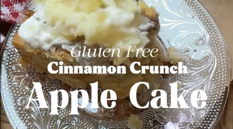 Gluten-Free Cinnamon Crunch Apple Cake Recipe (UnbelievablyGF)