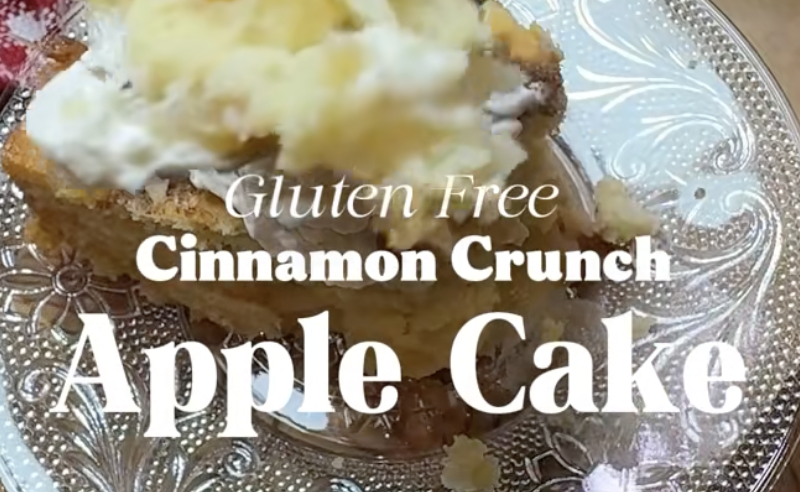 Gluten-Free Cinnamon Crunch Apple Cake That Fools Everyone