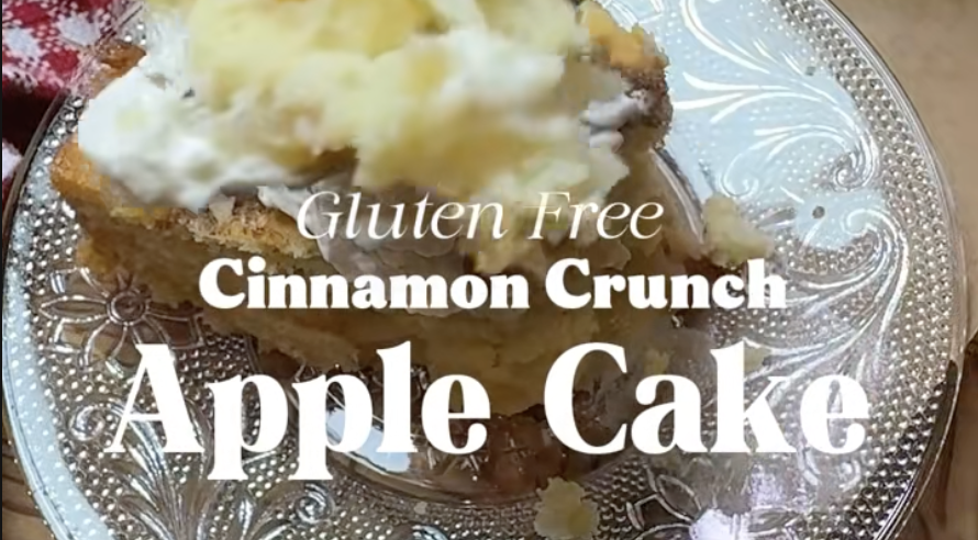 Gluten-Free Cinnamon Crunch Apple Cake Recipe (UnbelievablyGF)