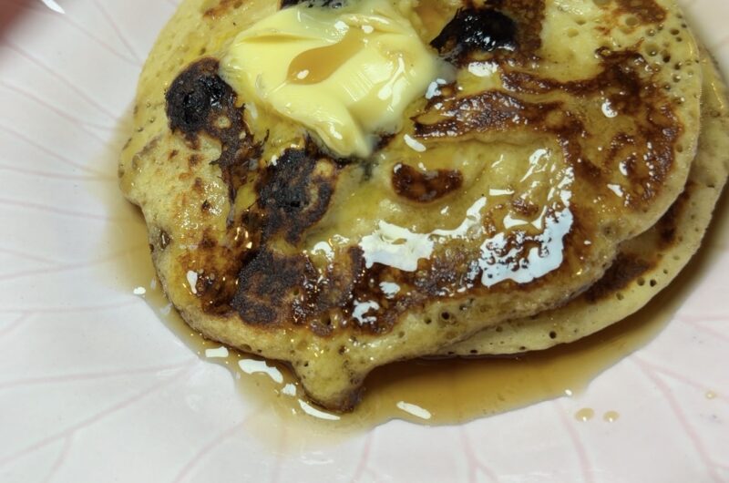 Stack of gluten-free protein pancakes