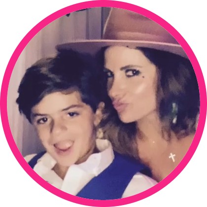 Lisa Belle and her celiac son