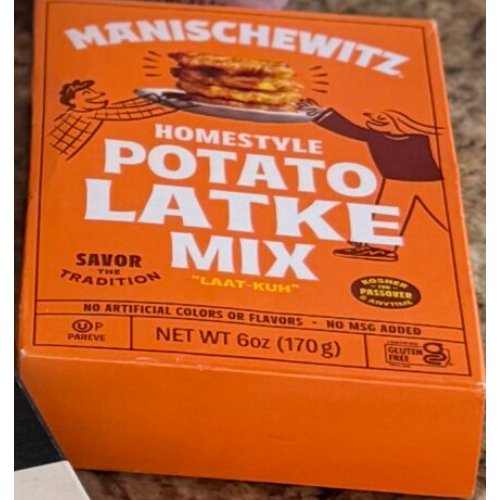 Manischewitz potato latke mix