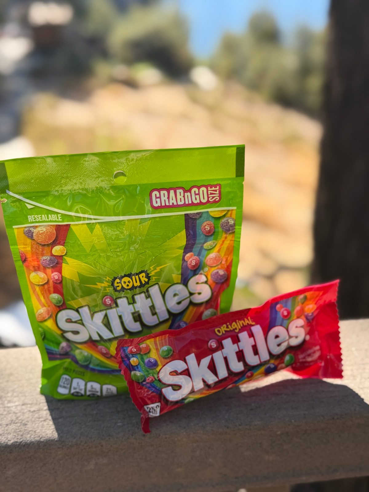 Are Skittles gluten-free? Sour Skittles and Original Skittles bags